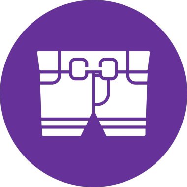 Futbol Şortu Kabartma Çemberi Simgesi