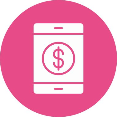 Bozuk Para Kabartma Çemberi Simgesi