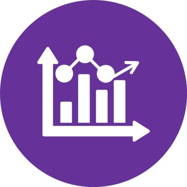 Çubuk Grafik Çemberi Simgesi