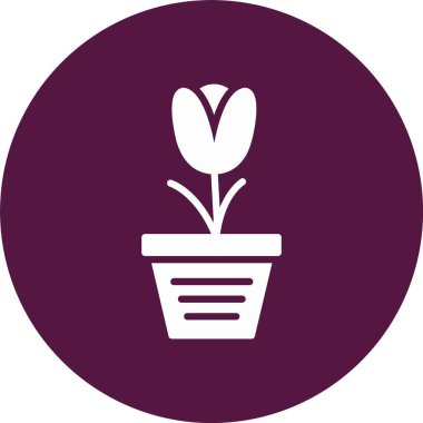 Çiçek Kabartma Çemberi Simgesi