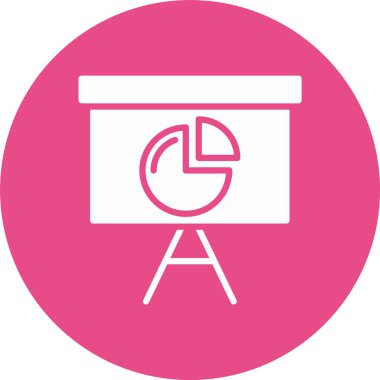 Pasta Grafiği Kabartma Çemberi Simgesi