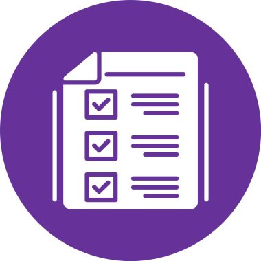 Sınav Kabartma Çemberi Simgesi