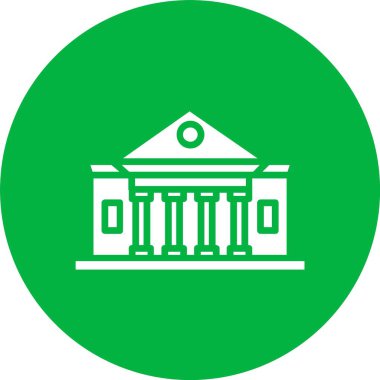 Müze Kabartma Çemberi Simgesi