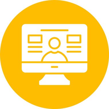 Eğitim Vektörü Kabartma Çemberi Simgesi