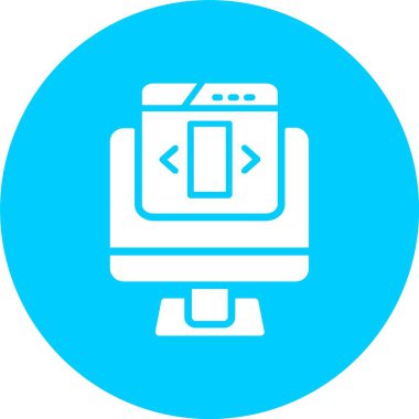 Ui Tasarım Kabartma Çemberi Simgesi