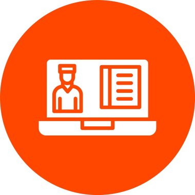 Haber Kabartma Çemberi Simgesi