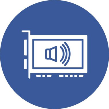 Ses Kart Kabartma Çemberi Simgesi