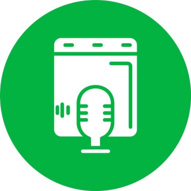 Kabartma Çemberi Simgesi Kaydediliyor