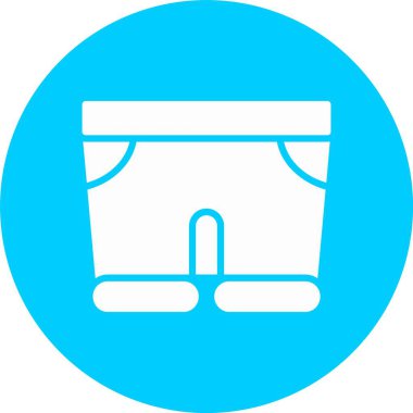 Kısa Kabartma Çemberi Simgesi