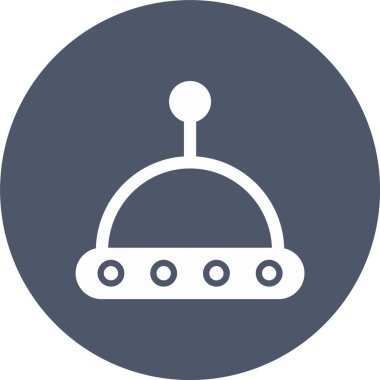 Ufo Kabartma Çemberi Simgesi