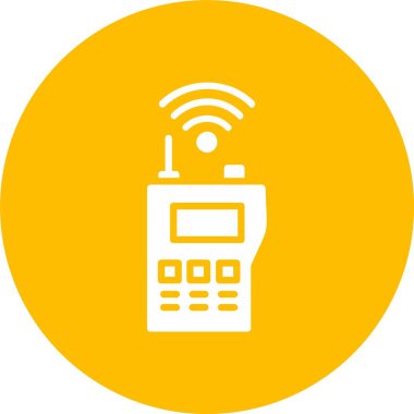 Telsiz Kabartma Çemberi Simgesi