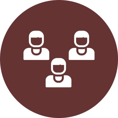 Grup Kabartma Çemberi Simgesi