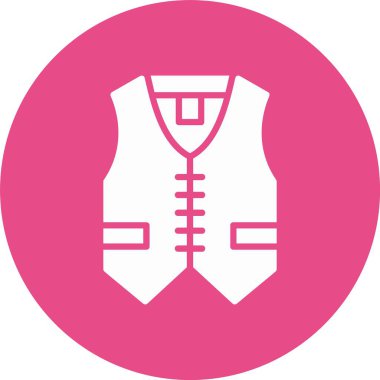 Yelek Kabartma Çemberi Simgesi