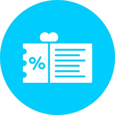 Hediye Fişi Kabartma Çemberi Simgesi