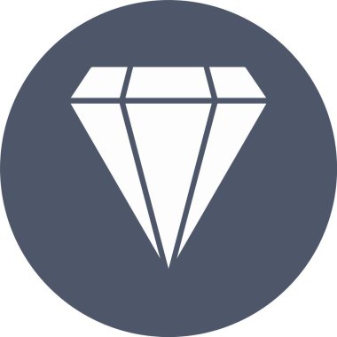 Elmas Kabartma Çemberi Simgesi