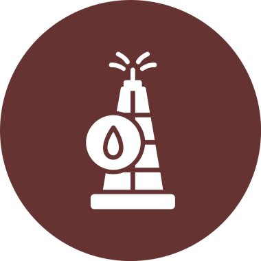 Sondaj Aracı Kabartma Çemberi Simgesi