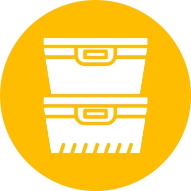 Gıda Konteynırı Kabartma Çemberi Simgesi