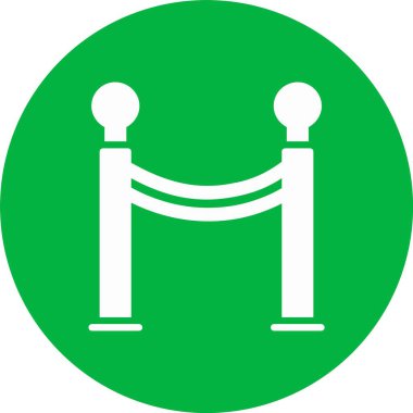 Kırmızı Halı Kabartma Çemberi Simgesi