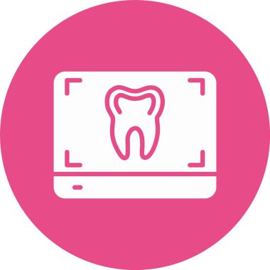 X-Ray Kabartma Çemberi Simgesi