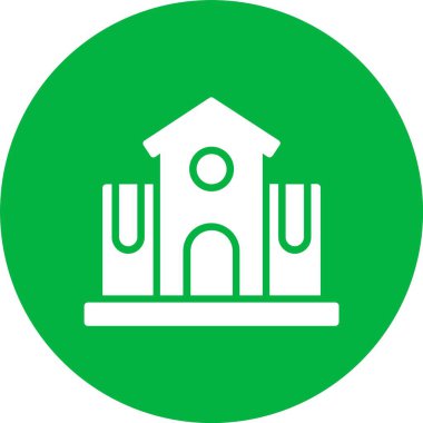 Üniversite Kabartma Çemberi Simgesi