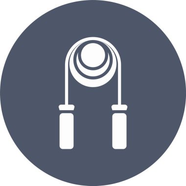 Atlama İpi Kabartma Çemberi Simgesi