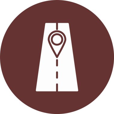 Pin Kabartma Çemberi Simgesi