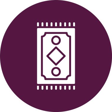 Dua Halı Kabartma Çemberi Simgesi