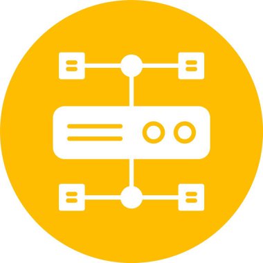 küme hesaplama kabartma Çemberi Simgesi