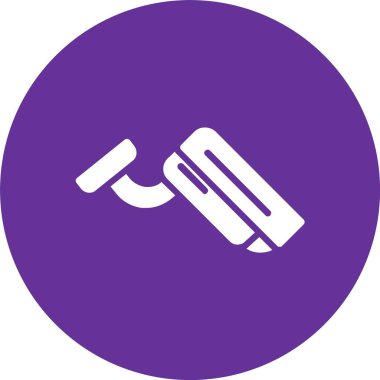 CCTV Kabartma Çemberi Simgesi