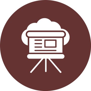 Eğitim Vektörü Kabartma Çemberi Simgesi