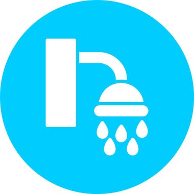 Duş Kabartma Çemberi Simgesi