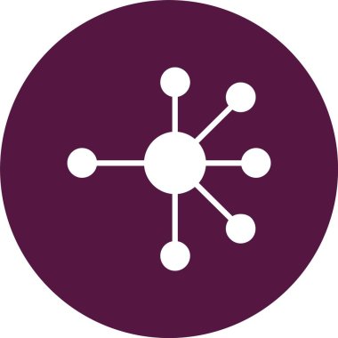 Moleküller Kabartma Çemberi Simgesi