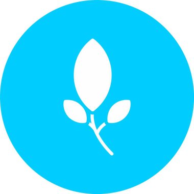 Yaprak Kabartma Çemberi Simgesi