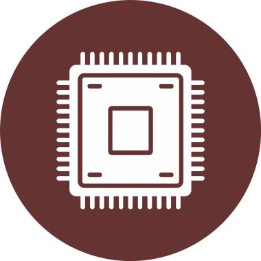 Çip Kabartma Çemberi Simgesi