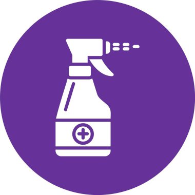 Dezenfektan Kabartma Çemberi Simgesi