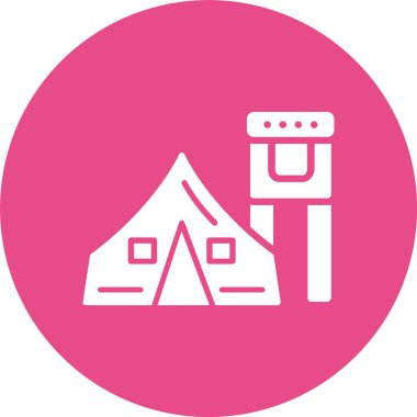 Askeri Taban Kabartma Çemberi Simgesi