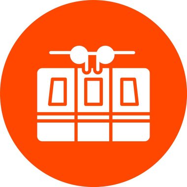 Kablolu Araç Kablosu Çember Simgesi