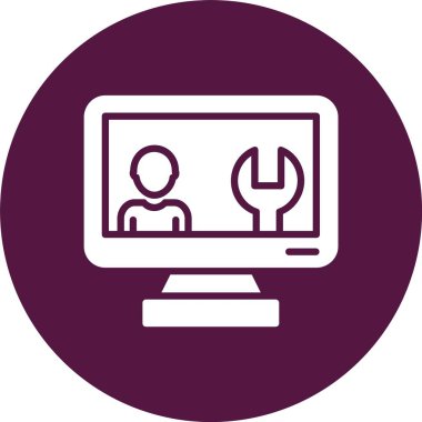 Ekran Kabartma Çemberi Simgesi