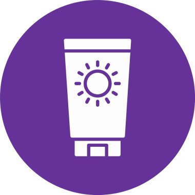 Güneş Ekranı Kabartma Çemberi Simgesi