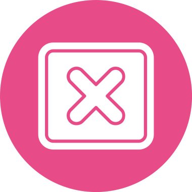 Çarpma Kabartma Çemberi Simgesi