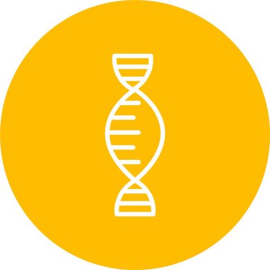 DNA Kabartma Çemberi Simgesi