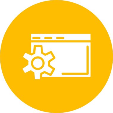 İçerik Yönetimi Kabartma Çemberi Simgesi