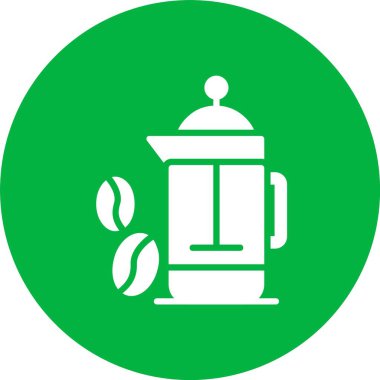 Percolator Kabartma Çemberi Simgesi