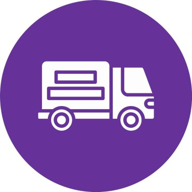 Kamyon Kabartma Çemberi Simgesi