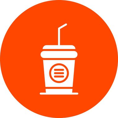 Soğuk İçecek Kabartma Çemberi Simgesi