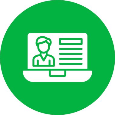 Kullanıcı Hesabı Kabartma Çemberi Simgesi