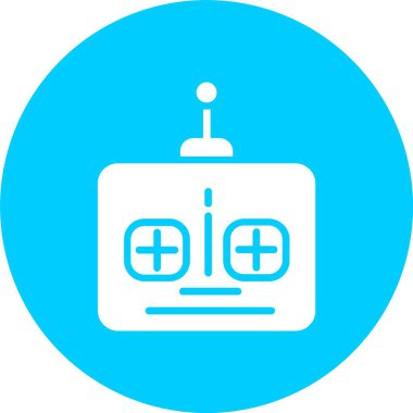 Uzaktan Denetim Kabartma Çemberi Simgesi