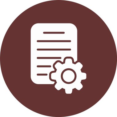 İçerik Yönetimi Kabartma Çemberi Simgesi