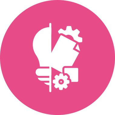 Yaratıcılık Kabartma Çemberi Simgesi