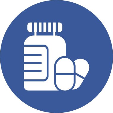 İlaç Kabartma Çemberi Simgesi